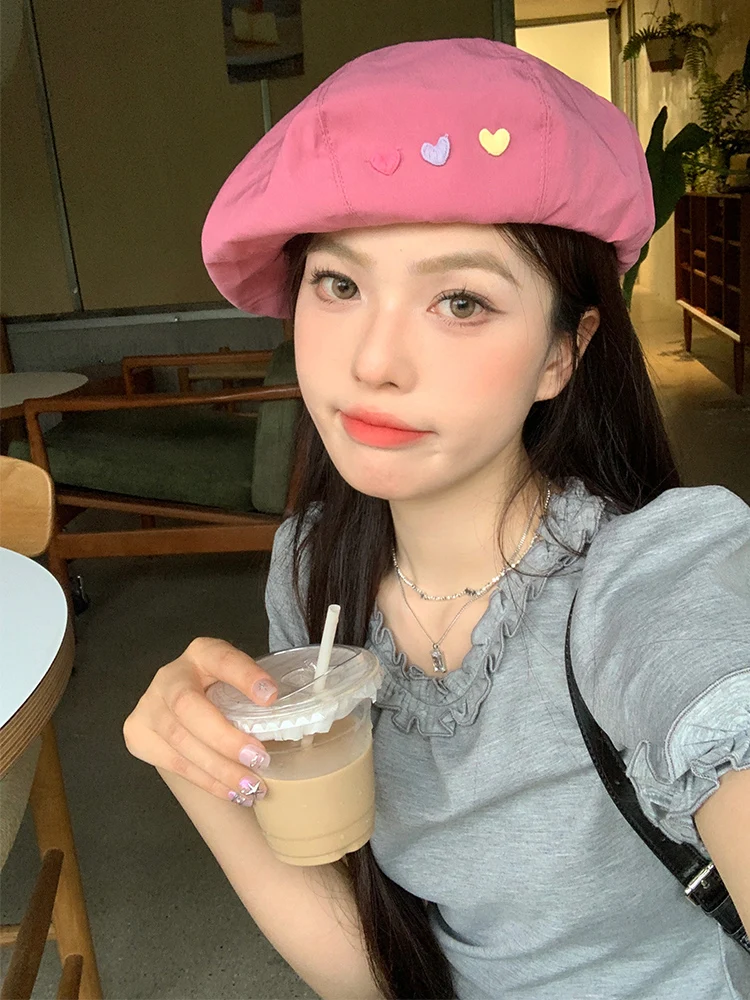 和菓子愛 ベレー 子供春夏：甜美风格的青少年日常穿搭推荐