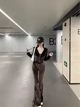 運動用サテンベロアセット【秋用・ゆったりデザイン・スタイル】（セットアップ対応）