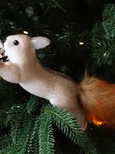 松ぼっくりデザインのフェイクリスナーサンタツリー装飾品【クリスマス向け・ハンドメイド】