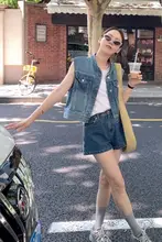 フィット感のある重ね着スタイルのノースリーブトップス【ファッション・女性用】（セットアップ対応）