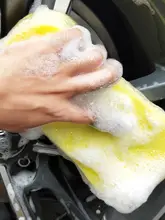 8字型高密度洗車スポンジ【ハニカム構造・車用クリーニングツール】
