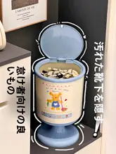 壁掛け式 大容量 脚を曲げずに使える 収納ボックス【汚れた靴下用・便利なインテリア】