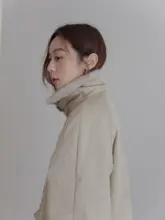 リバーシブルデザインの厚手パーカー【冬用・ゆったりサイズ・女性用】