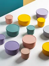 食品用シリコン製密閉弁当箱【ピクニック・冷蔵用・持ち運び便利】