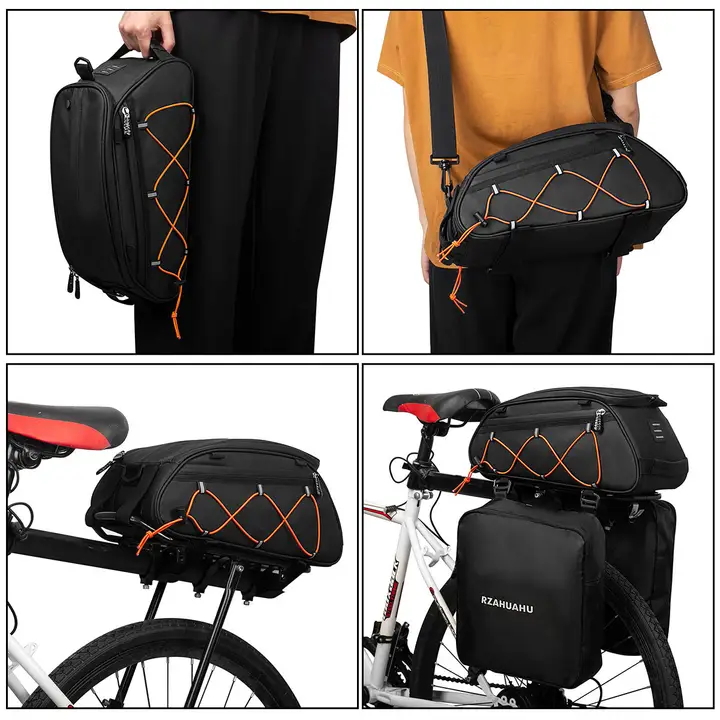 自転車用大型防水バッグ【山地自転車・保温機能付き・リアキャリア対応】