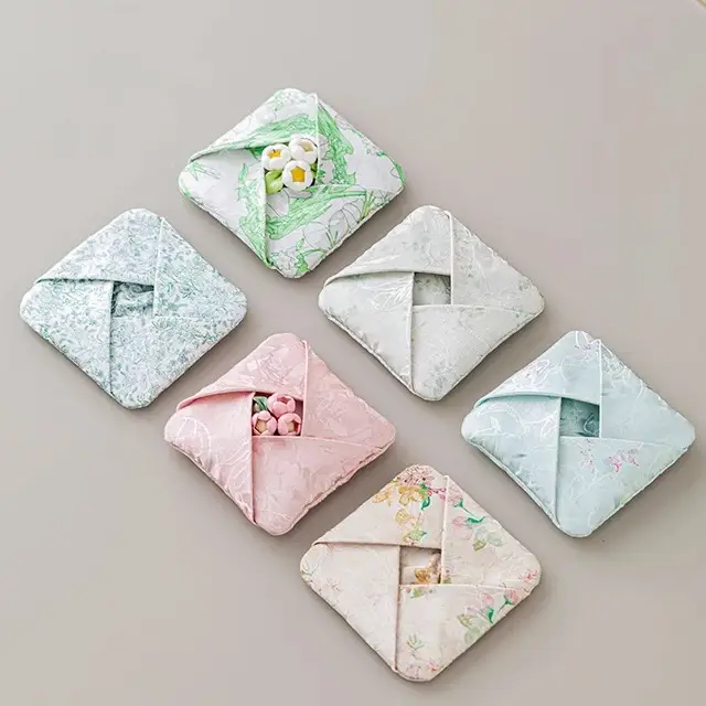 旅行用茶具カバー【厚手・織り地・保護ケース・茶道用アクセサリー】