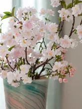 桜 人工花 リビング装飾 食卓 用途ラグジュアリー セッティング
