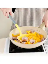 シリコン製笑顔きのこ型スパチュラ【家庭用・非粘着加工・料理用】