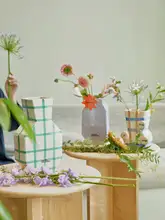 手作りの陶器の花瓶【創造的なデザイン・インテリア装飾用】