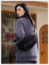 Li-Ning ボディバッグ【男女兼用・クラシックシンプル・レトロスタイル】