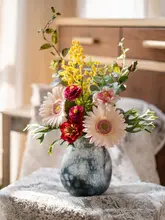 フェイクフラワー 装飾 小さな花束 テーブル用 食卓用 人工花 ドライフラワー フラワーアレンジメント