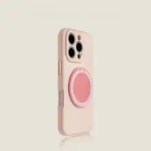 液体シリコン製マグネット式360度回転スマホスタンド【横置き・縦置き対応・衝撃吸収】