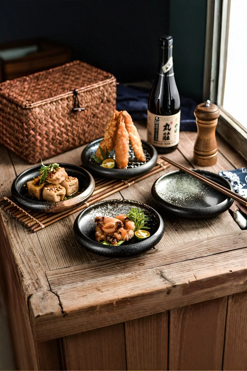 陶製 皿【居酒屋スタイル・サイドディッシュ・丸型・家庭用】