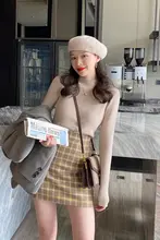 極上の柔らかさフリース入りニットセーター【ハイネック・保温・秋冬用】