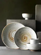 手作り粗陶器食器セット【和風土の器・家庭用・器・皿・碗】