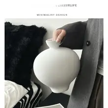 高級感溢れる陶製花瓶【デスクトップ用・創意的なインテリア】