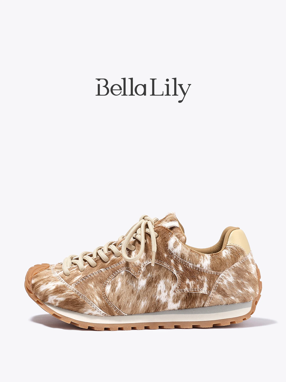 女性用レースアップスニーカー Bella Lily：厚底・カジュアルデザインで日常を支える