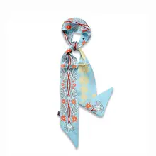 春秋用シュシュバンド【スカーフデザイン・多機能・髪留め・バッグ用】