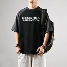 夏用 メンズ 半袖Tシャツ【コットン・カジュアル・ラグランスリーブ・フィット】