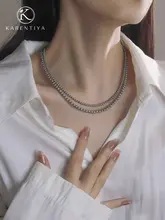 淡い銀灰色の真珠ネックレス【重ね付け対応・ラグジュアリー感】