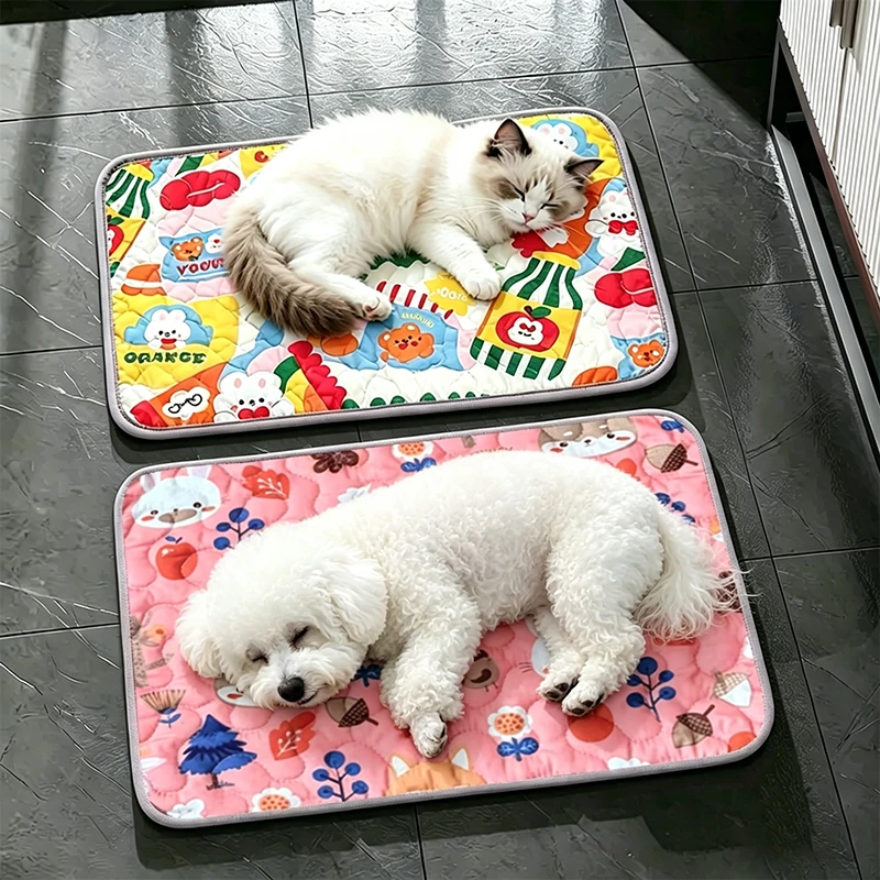 犬用クールマット：滑り止め機能付きで湿気と冷気を遮断