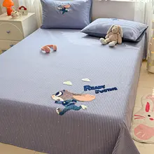 カートゥーンデザインの純綿毛布タオル【冬用・厚手・刺繍入り・シングルベッド用】（セットアップ対 応）