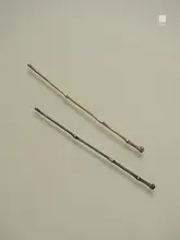 高級手作り茶匙【純銀・黄銅・竹節デザイン】