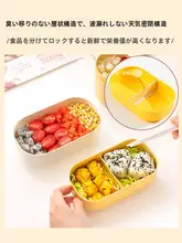 軽量プラスチック製お弁当箱【電子レンジ対応・食品グレード・ハンドバッグ付き】
