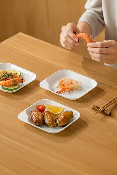 磁吸式 骨ごみ皿【家庭用・食品グレード・和風デザイン・おしゃれな小皿】