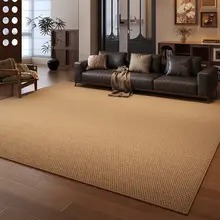 ヴィンテージ風デザインのリビング用ラグ【シンプルな無地・ソファマット・広い面積対応】（セットアップ対応）