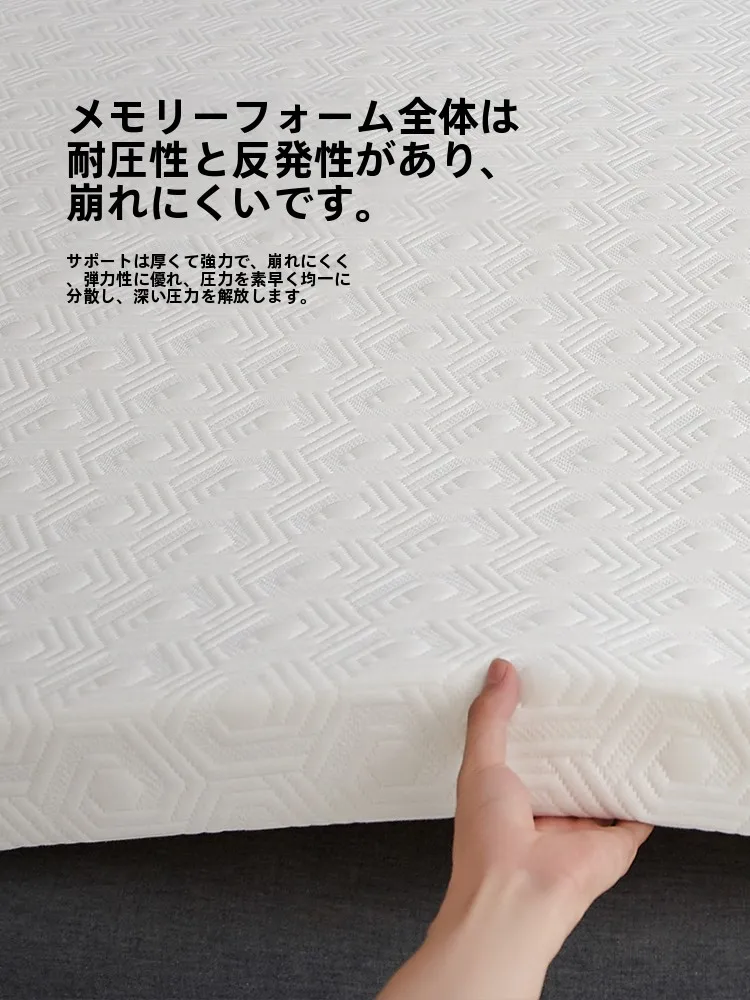 シングルベッド用マットレス：90×200cmサイズの厚手メモリーフォームマットレスの実用性と設置ガイド