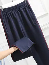 学生用ストレートスポーツパンツ【男女兼用・夏秋向け・薄手・一本ライン】（セットアップ対応）