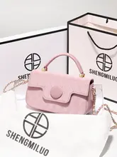 ショルダーバッグ レディース ミニスクエアバッグ チェーン付き ピンク 上品 卒業祝い 誕生日プレゼント