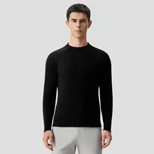 KELME 小高めのネックのフリース長袖Tシャツ【メンズ・春秋用・カジュアル・保温】