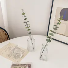 エコデザインのユーカリ葉造花【インテリア装飾用・プラスチック製・リビング用】