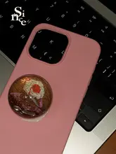 クリスタルボールデザインのスマホケース【ラメ流砂・スタンド機能・貼り付け式】