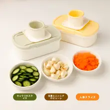 多機能にんにく・しょうがすり器【家庭用・薄切り・離乳食サポート】