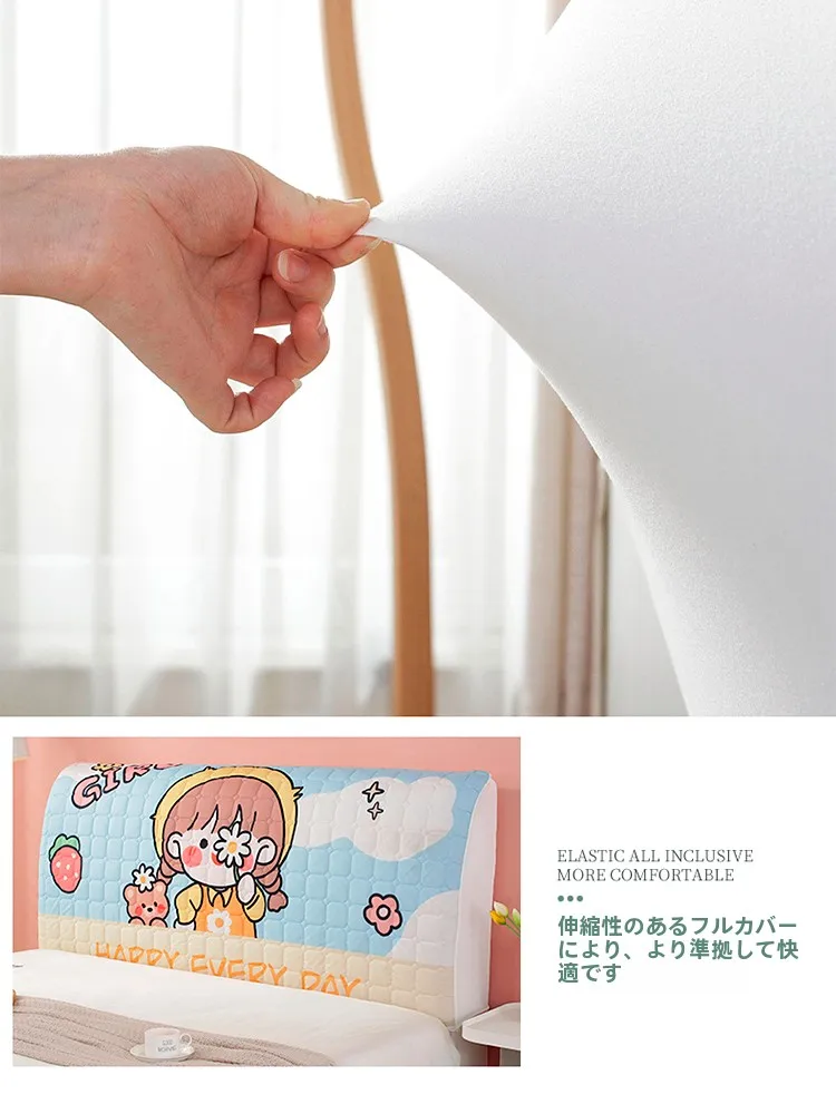 オシャレベッドのヘッドボードカバーとしてのシンプルモダンデザイン