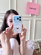 スマホケース iPhone対応 レディース 蝶結び かわいい 犬柄 インスタ映え 全周囲保護 カバー