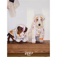 オリジナルプリント小犬用パジャマ【春夏用・二足タイプ・ペット用】