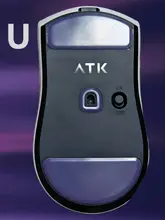 ATK X1 アルティメットマウス用 防滑アーチ型マウスフィート【パープルヘイズ】