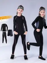 女の子用 トレーニングタイツ【速乾・バスケットボール・ランニング・ヨガ】（セットアップ対応）