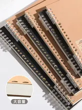 B5 レトロ牛革リングノート【取り外し可能・シンプルデザイン・学生用】