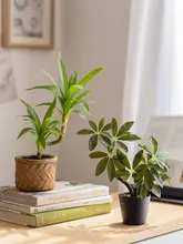 高級感あるフェイクグリーンミニ植物【インテリア装飾・シンプルデザイン】