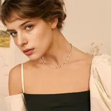 高級感あるペンダントネックレス【ロックボーンチェーン・秋冬用・シンプルデザイン】