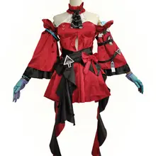 コスプレ衣装【浊心斯卡蒂・女性用・ドレス・コスプレウィッグ付き】（セットアップ対応）