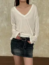 したデザインのブラック長袖Tシャツ【夏用・ゆったりシルエット・UVカット】