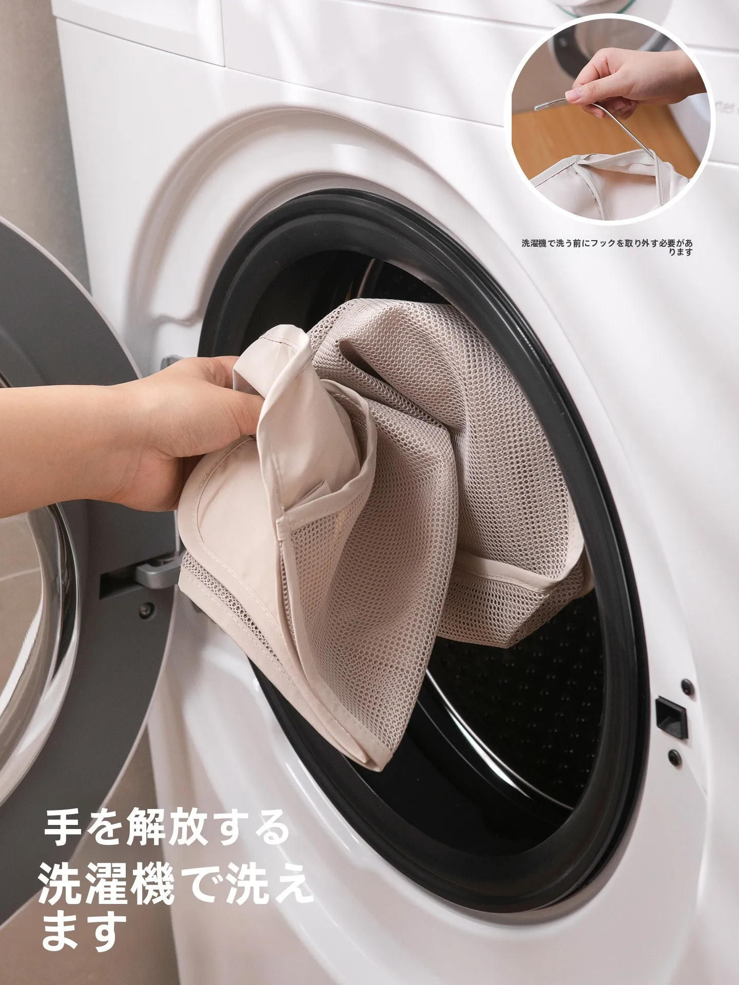 衣類収納用バッグハンガー：防塵・ドア裏掛け式で衣類を効率的に整理