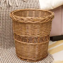 柳編の収納バスケット【インテリア用・花かご・整理整頓】