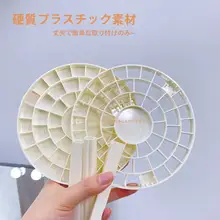 化粧ブラシ収納ラック【大容量・円形・デスク上用】